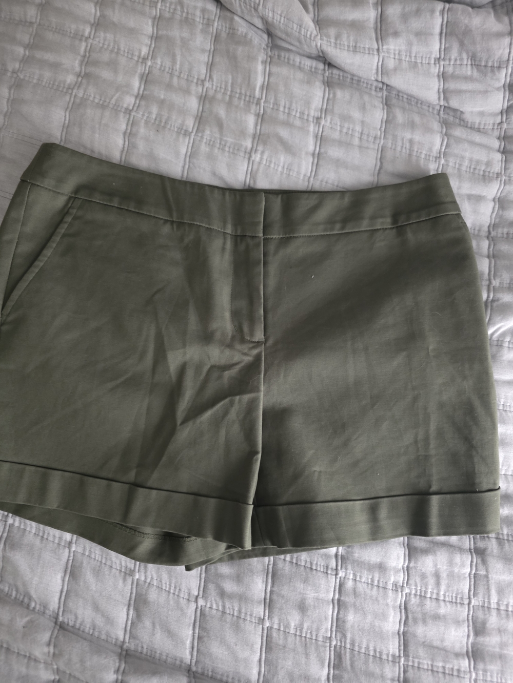 Apt. 9 Olive Green Tailored Shorts